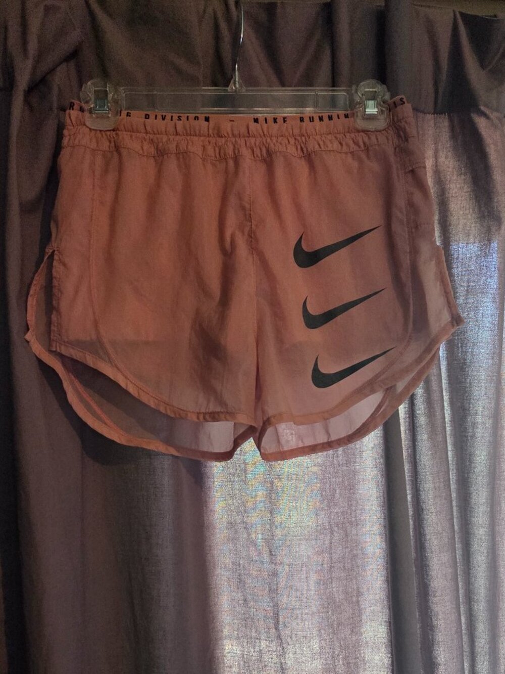 Nike Running Shorts Womens Triple Swoosh Lined Athletic 3in Inseam‎, Size XS